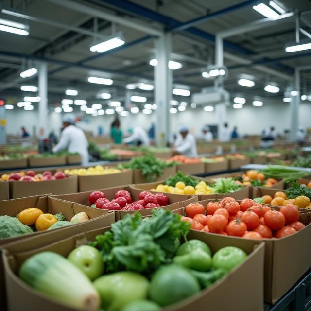Produce packaging facility